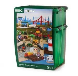 Brio Toys Railway World Deluxe Set 106 pcs 33766