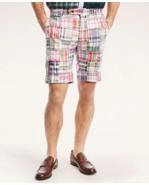 Brooks Brothers Men's Cotton Patchwork Madras Shorts Multicolor Brooks Brothers