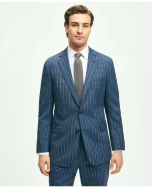 Brooks Brothers Men's Regent Fit Pinstripe 1818 Suit Navy Brooks Brothers