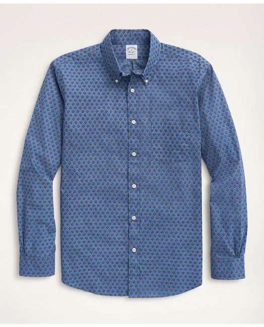Brooks Brothers Men's Regent Regular-Fit Sport Shirt Blue Brooks Brothers