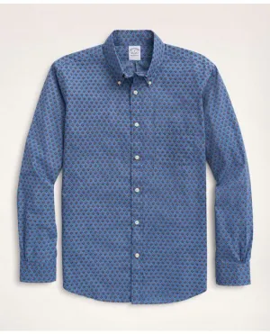 Brooks Brothers Men's Regent Regular-Fit Sport Shirt Blue Brooks Brothers