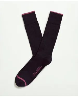 Brooks Brothers Men's Solid Crew Socks Navy Brooks Brothers