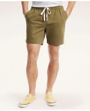 Brooks Brothers Men's Stretch Cotton Club Shorts Olive Brooks Brothers