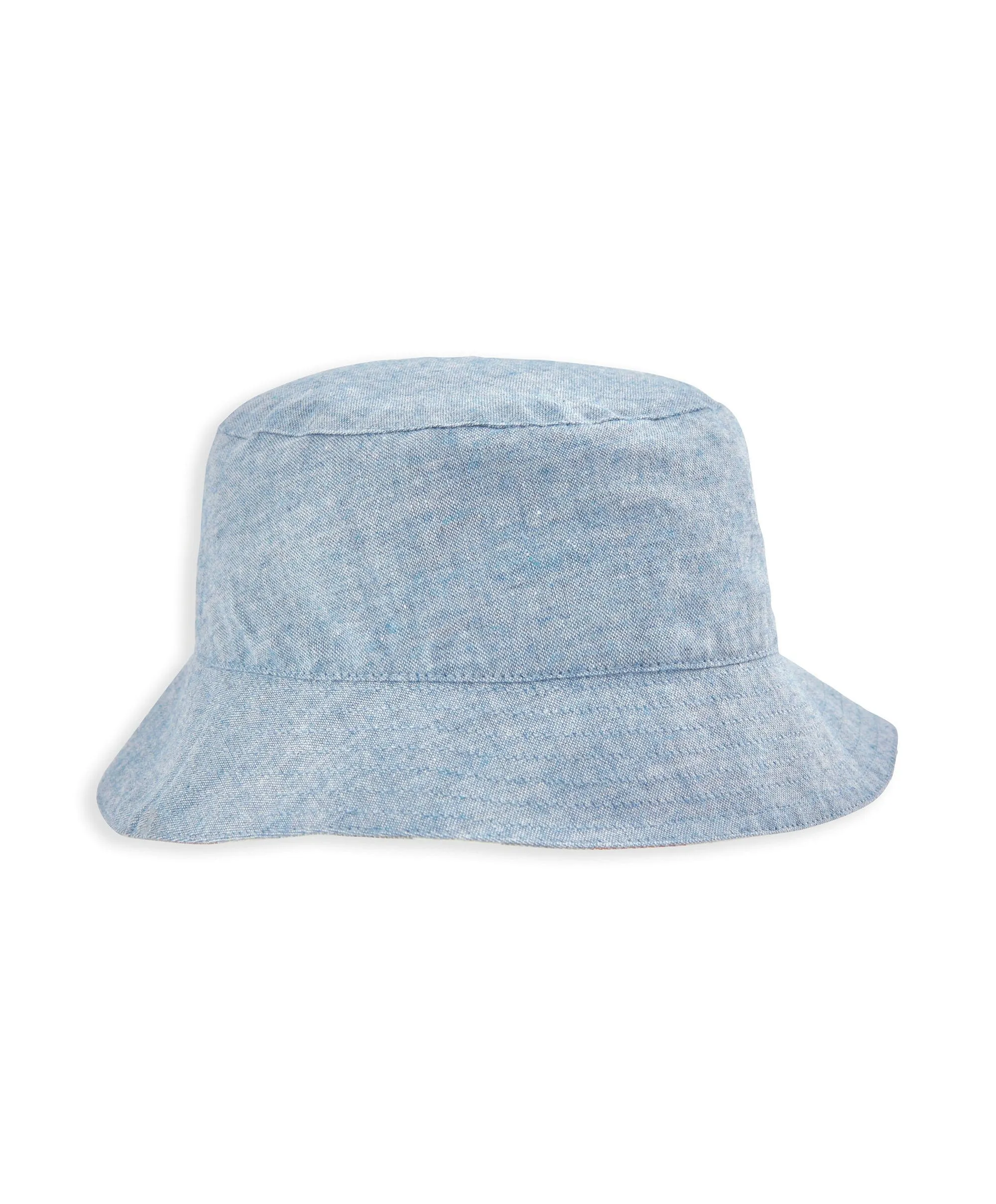 Bucket Hat - Chambray and Woven Stripe