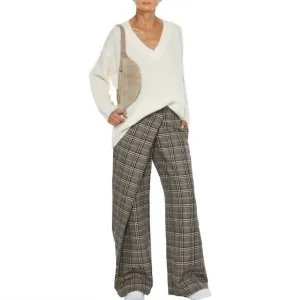 Callahan V Neck Wool Mohair Knit Sweater