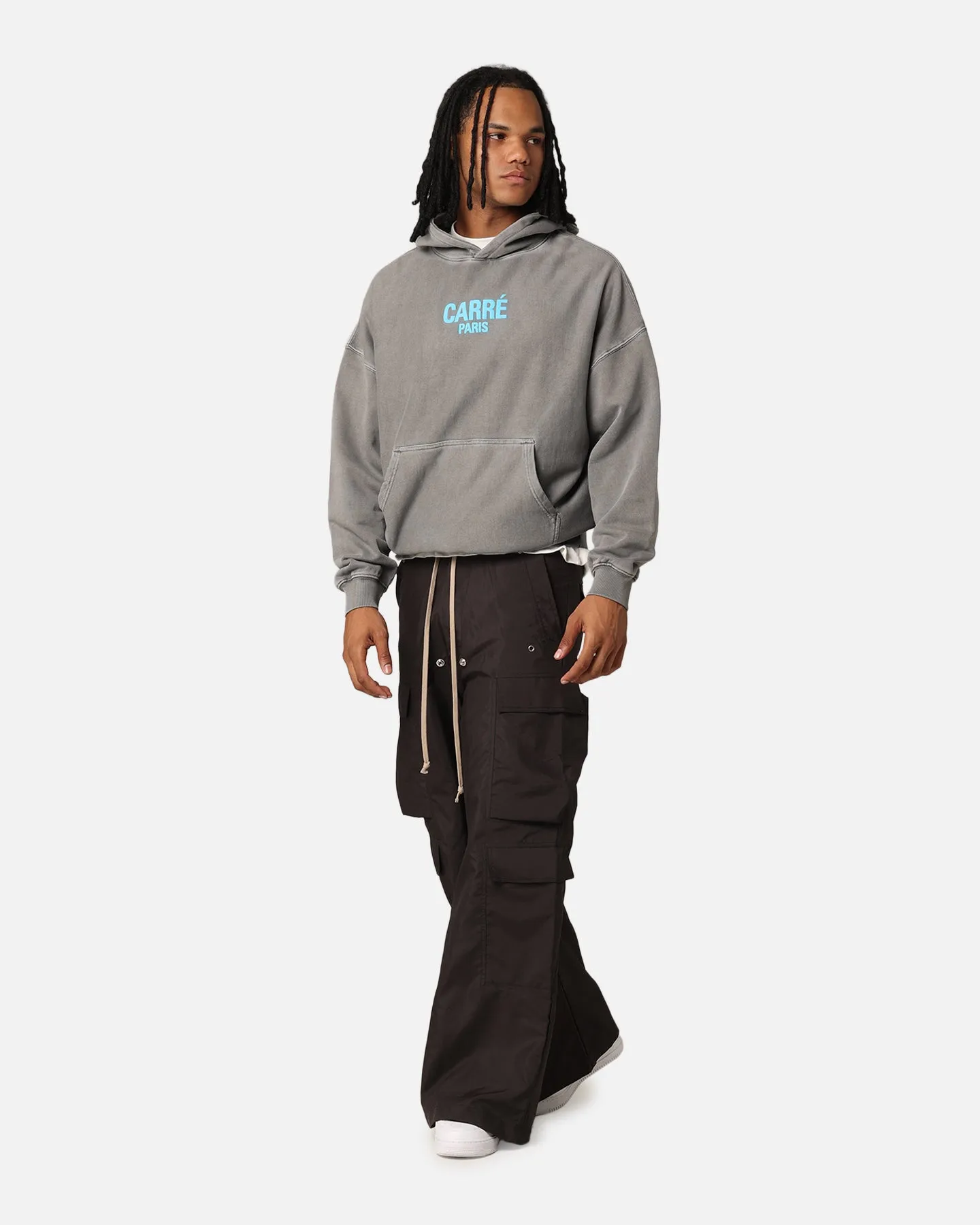 Carré Vapor Hoodie Washed Charcoal