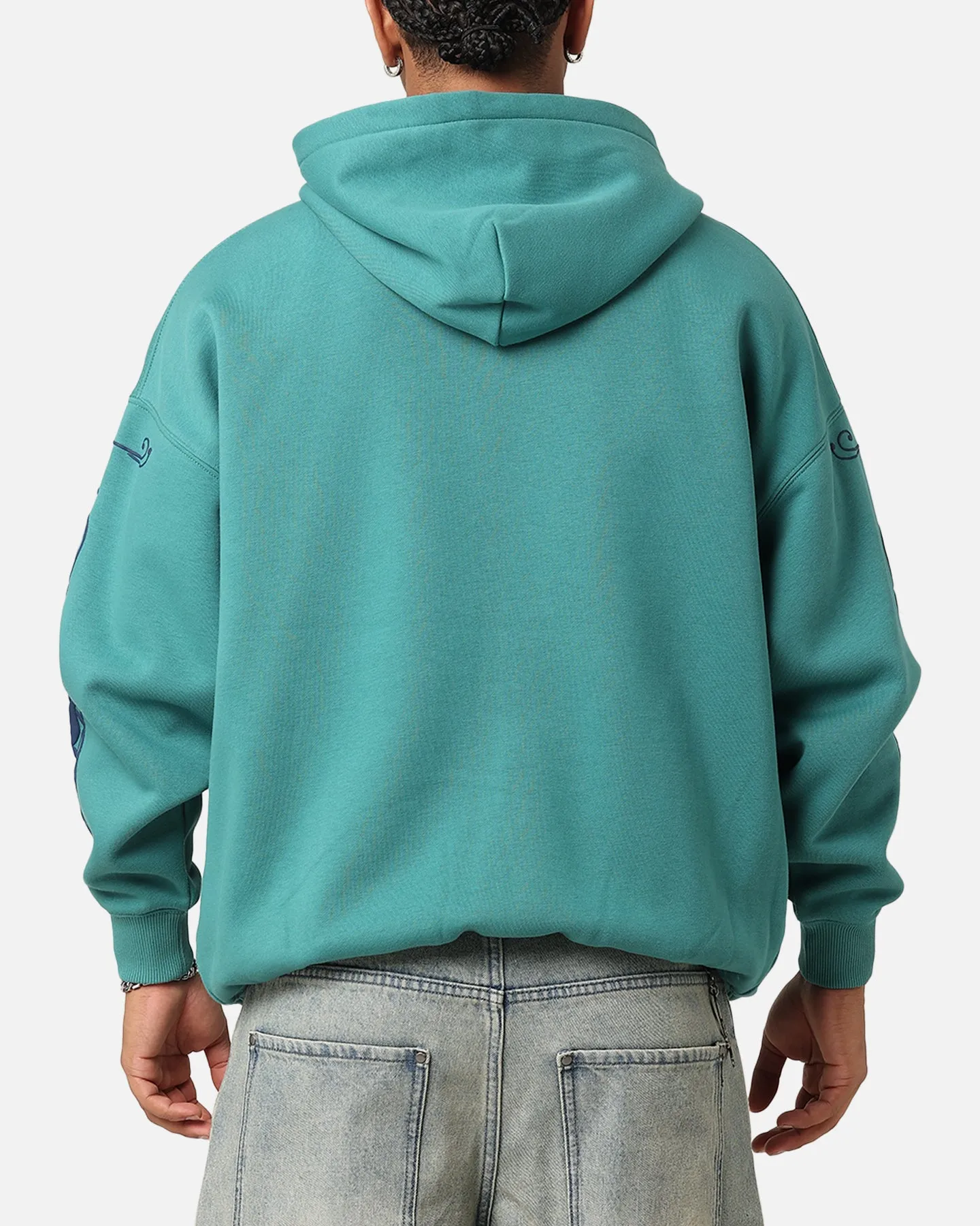 Carre Flower Bomb Full Zip Hoodie Oxidized Green