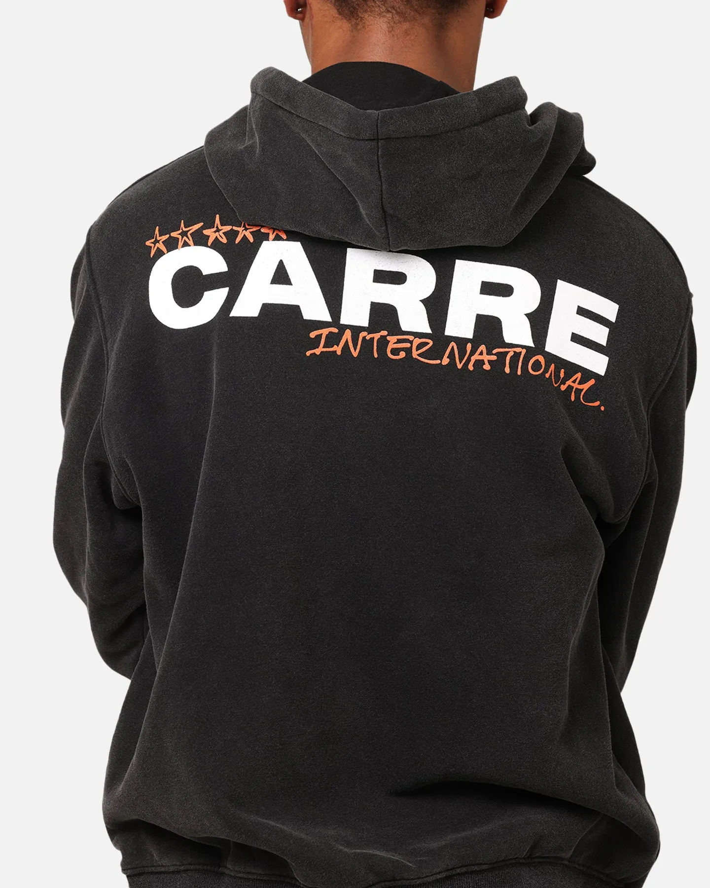 Carre Handdrawn Hoodie Vintage Black/White