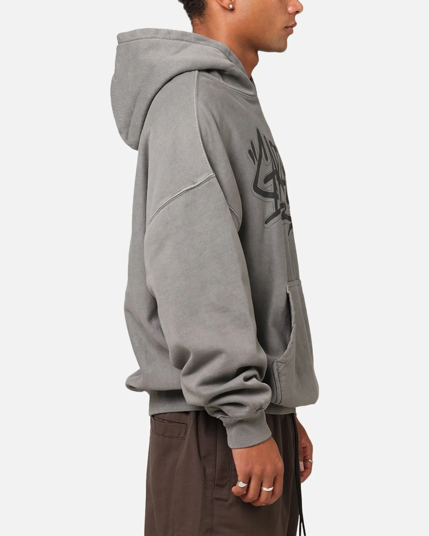 Carre Tagged Hoodie Washed Charcoal