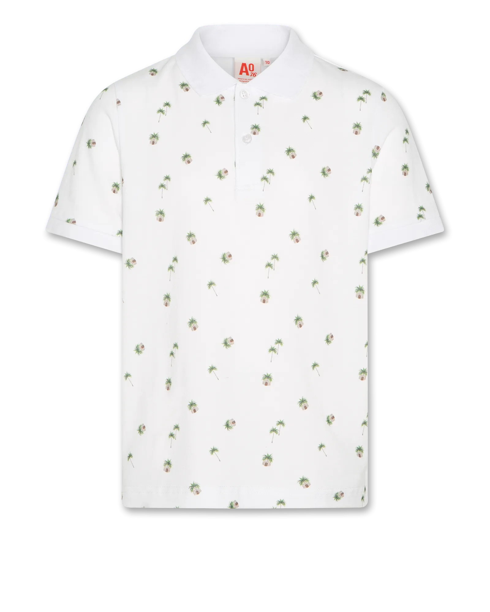 carter polo t-shirt hut 000100 - white Ao76 Clothes Boys Girls