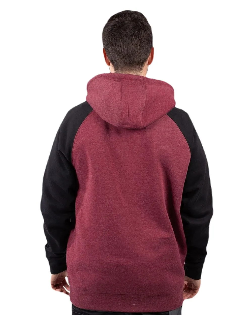 Caterpillar Mens Raglan Hooded Sweatshirt Caterpillar