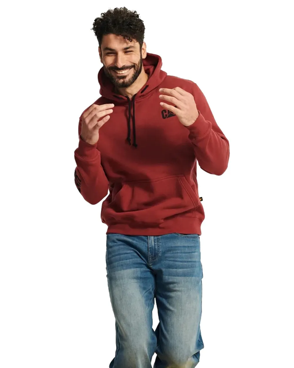 Caterpillar Trademark Banner Hooded Sweatshirt Caterpillar