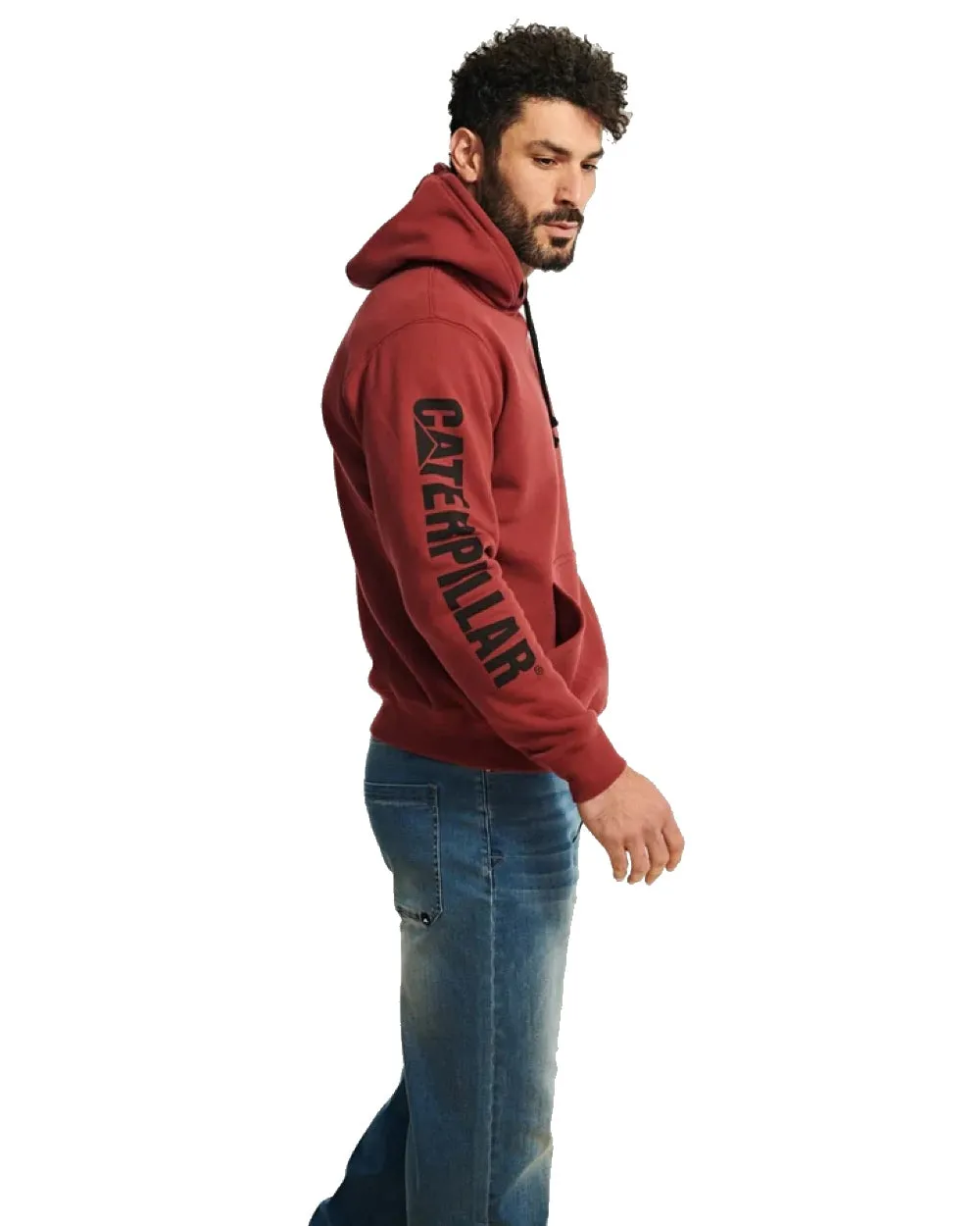 Caterpillar Trademark Banner Hooded Sweatshirt Caterpillar