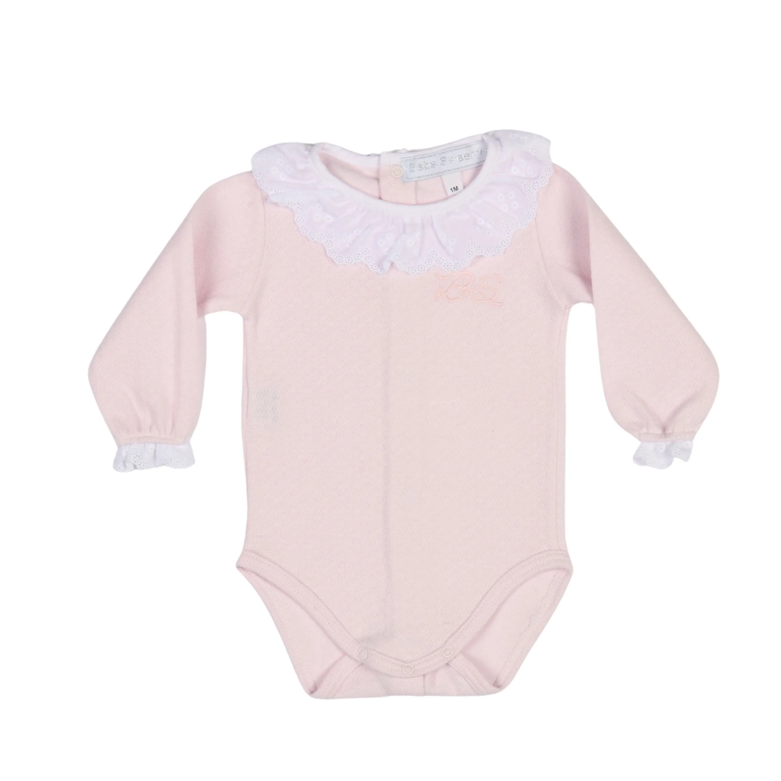 Chely | Girls Rose Blush Cotton Bodysuit Set (4) Babykids_Bebe-Sweeny