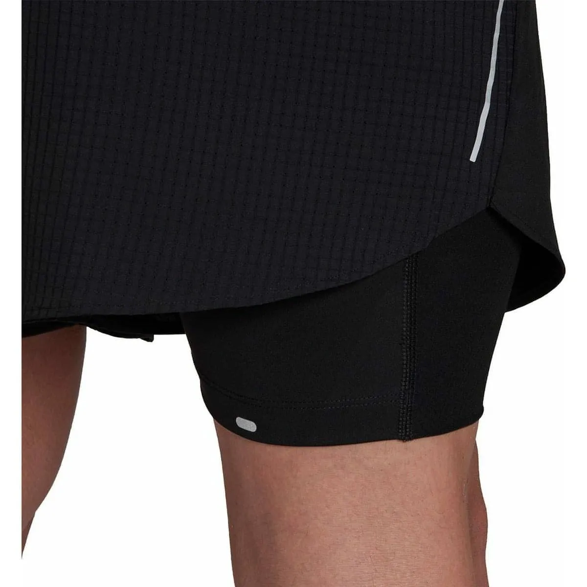 Clothing Adidas  Men adidas Designed 4 Run Mens 2 In 1 Running Shorts - Black