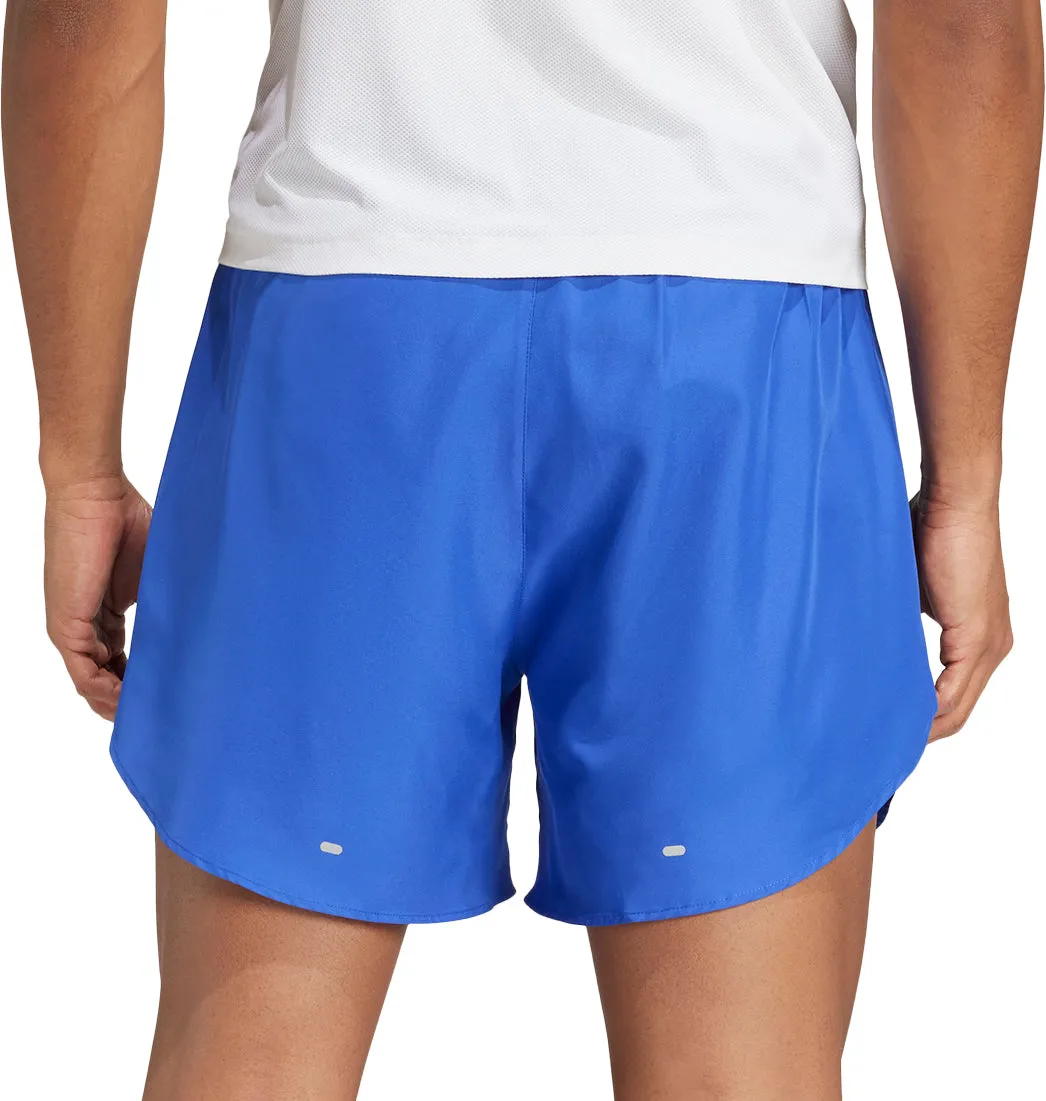 Clothing Adidas  Men adidas Run It 5 Inch Mens Running Shorts - Blue