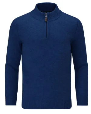 Clothing Alan Paine Alan Paine Childrens Rookeland Quarter Zip Jumper