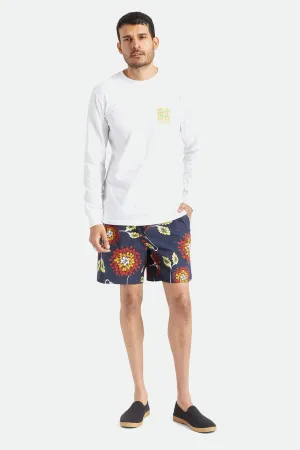 Clothing Brixton Men Voyage Short - Navy Garden Floral