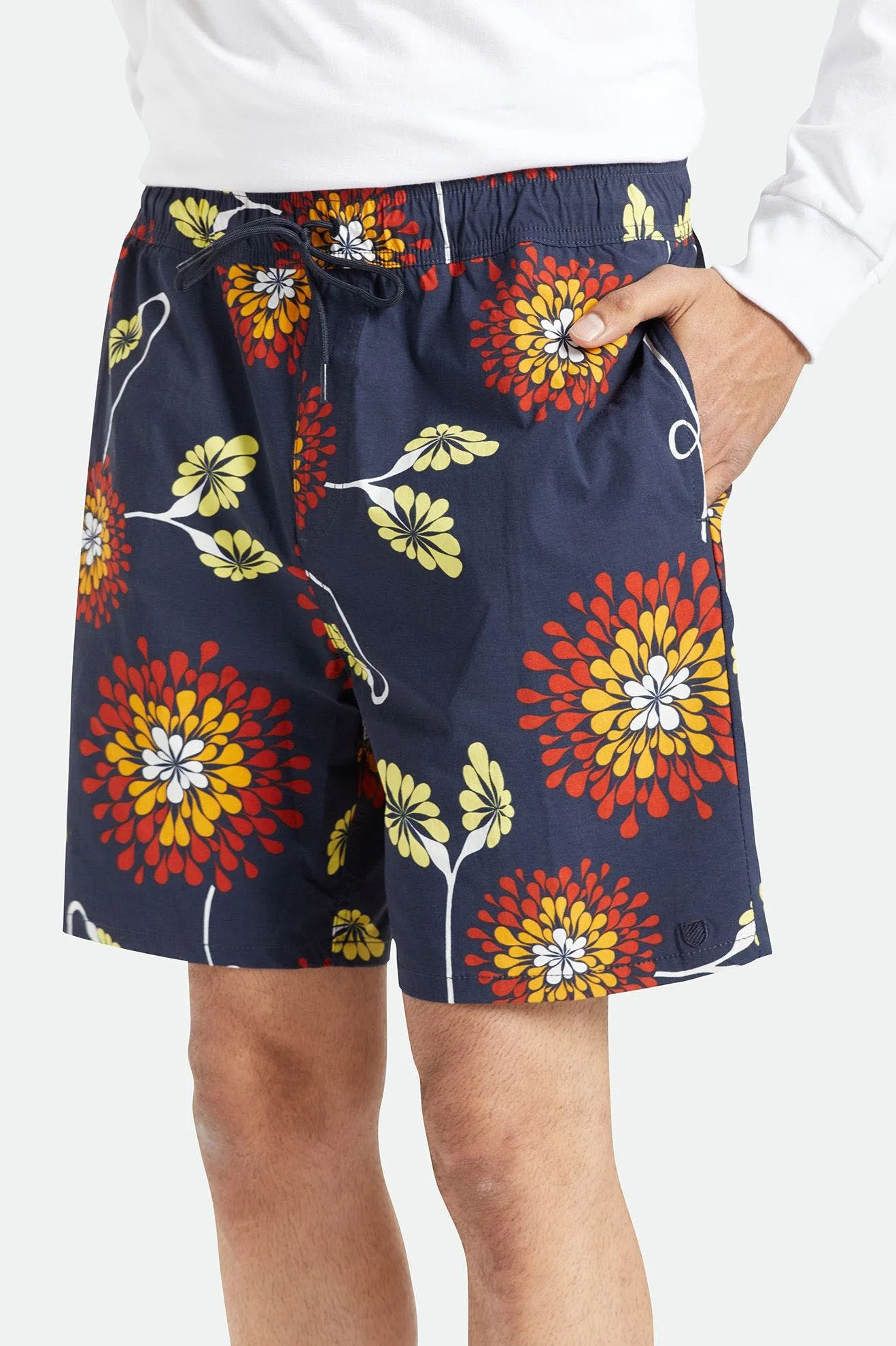 Clothing Brixton Men Voyage Short - Navy Garden Floral