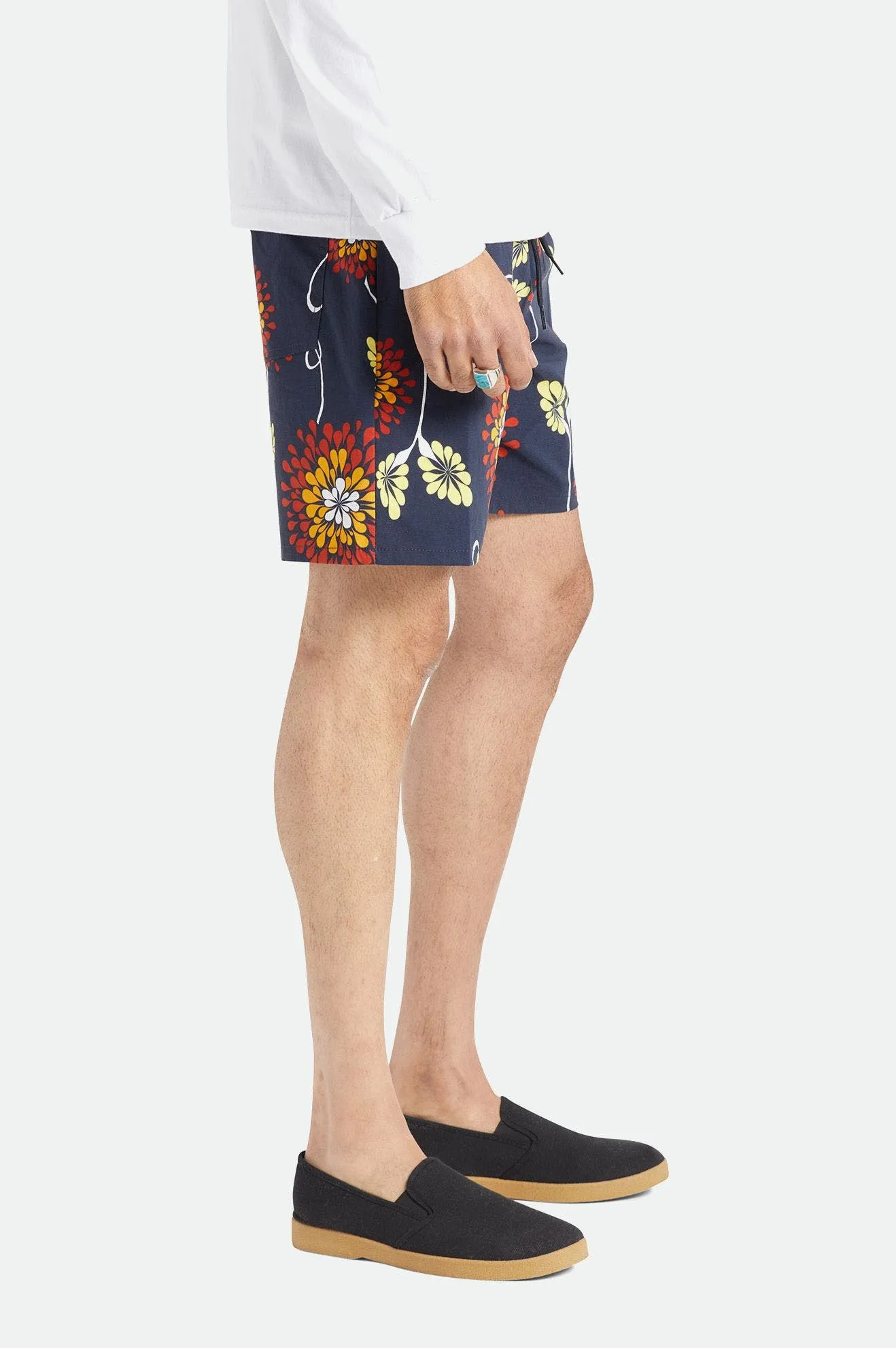 Clothing Brixton Men Voyage Short - Navy Garden Floral