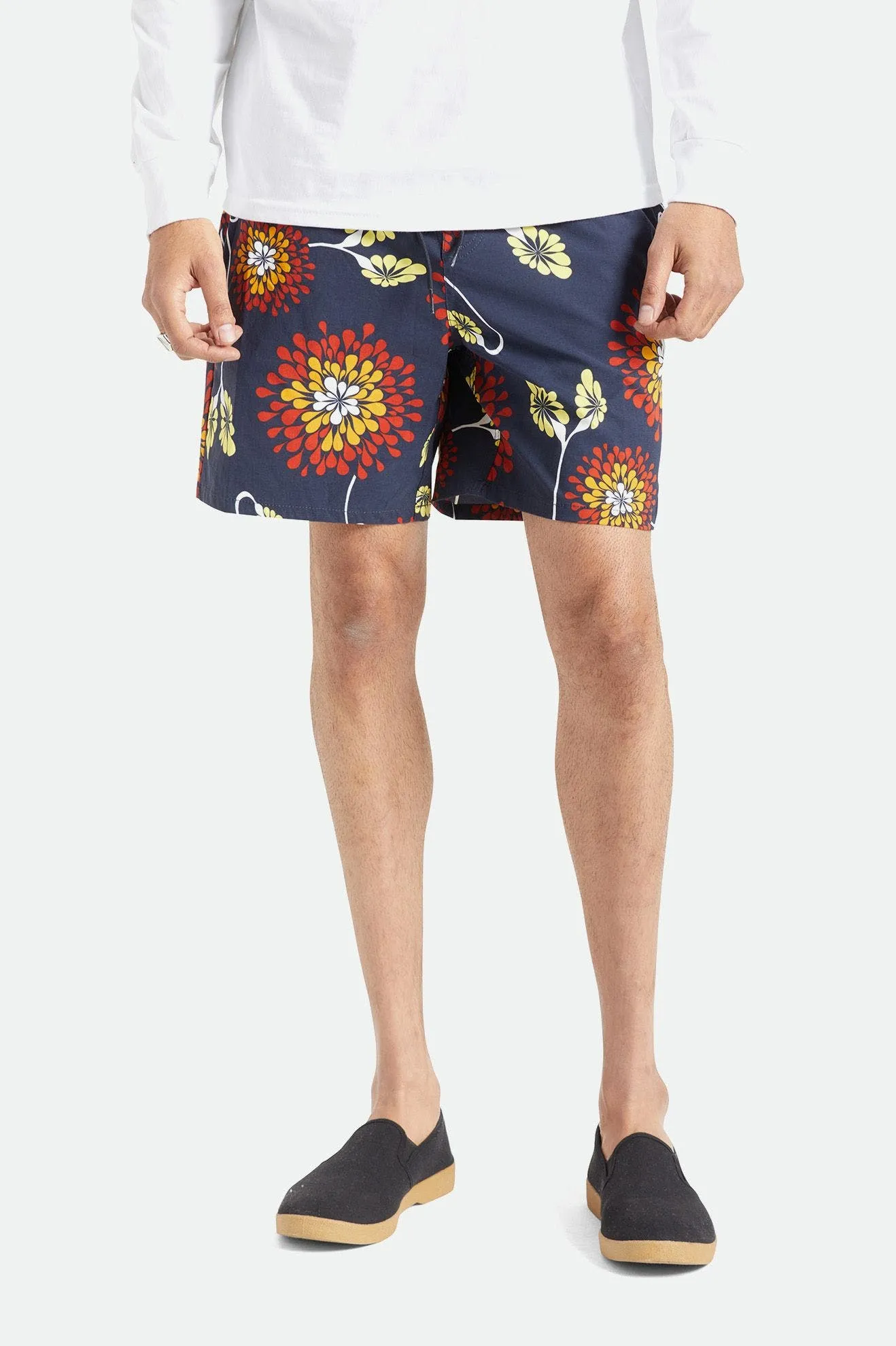 Clothing Brixton Men Voyage Short - Navy Garden Floral