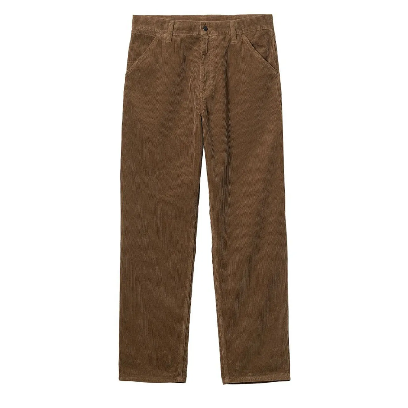 Clothing Carhartt Wip trousers Men Carhartt WIP Single Knee Pant Tamarind Coventry Corduroy 34" Leg