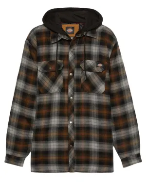Clothing Dickies Dickies Fleece Hood Flannel Shirt Jacket