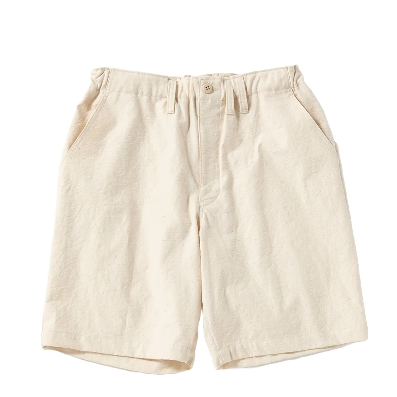 Clothing Jackman Men Jackman Back Nep Umps Shorts Kinari / Ecru