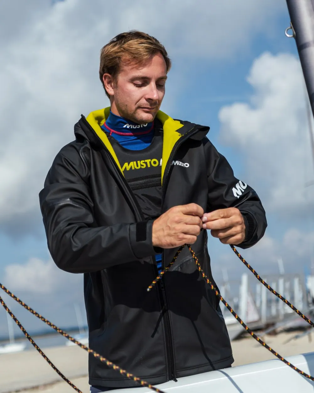 Clothing Musto Musto Championship Aqua Hoodie Jacket