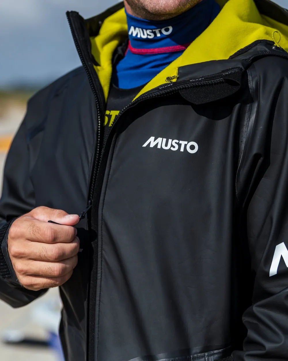 Clothing Musto Musto Championship Aqua Hoodie Jacket