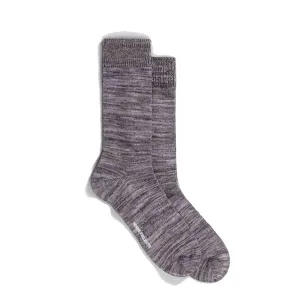 Clothing Norse Projects Men Norse Projects Bjarki Cotton Twist Socks Crocus Purple