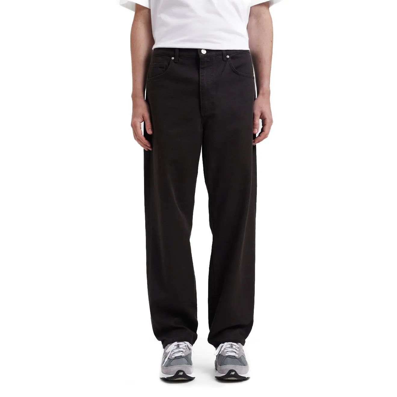 Clothing Norse Projects Men Norse Projects Mogens Relaxed 5 Pocket Heavy Twill Black