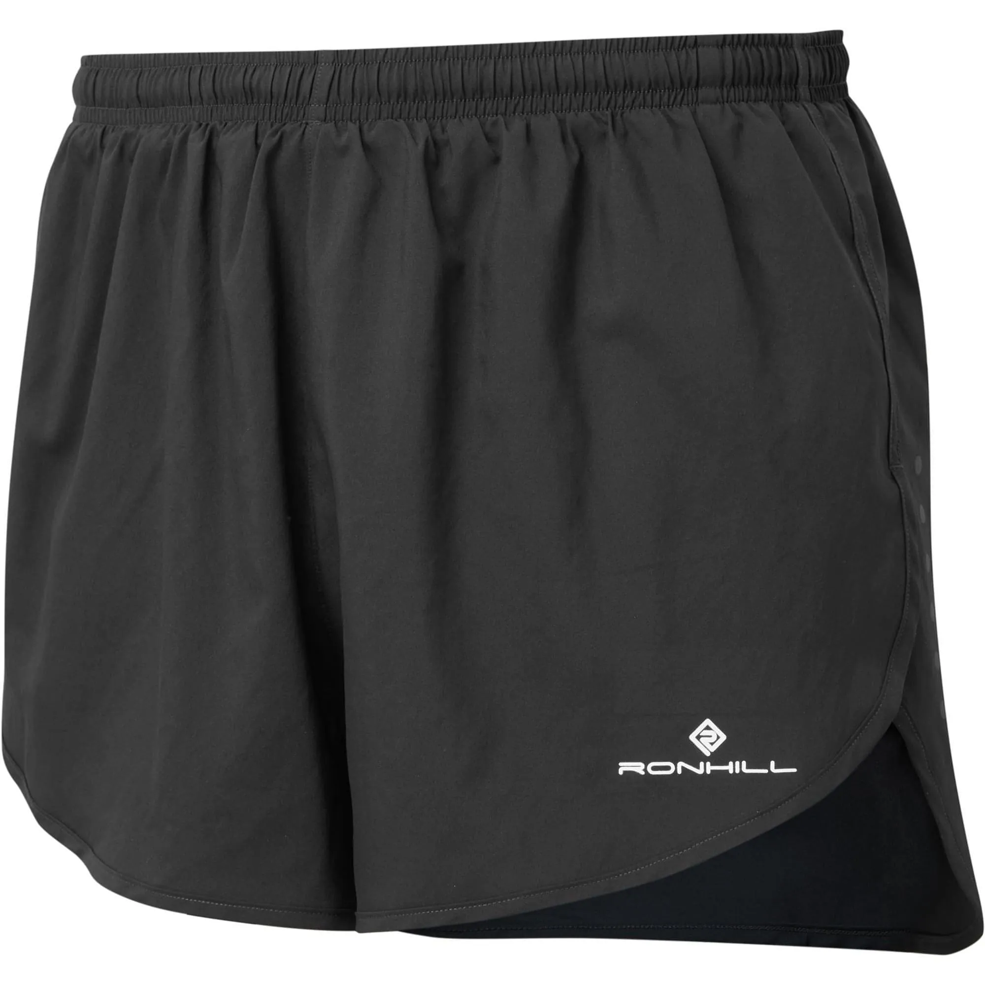 Clothing Ronhill  Men Ronhill Core Racer Mens Running Shorts - Black
