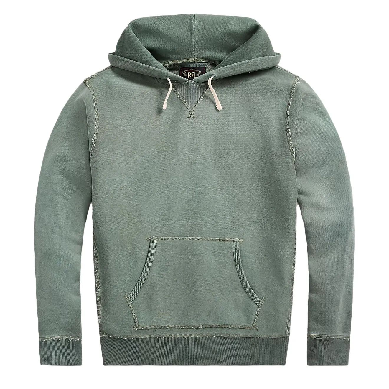 Clothing Rrl By Ralph Lauren Men RRL by Ralph Lauren Garment-Dyed Fleece Hoodie Collegiate Green