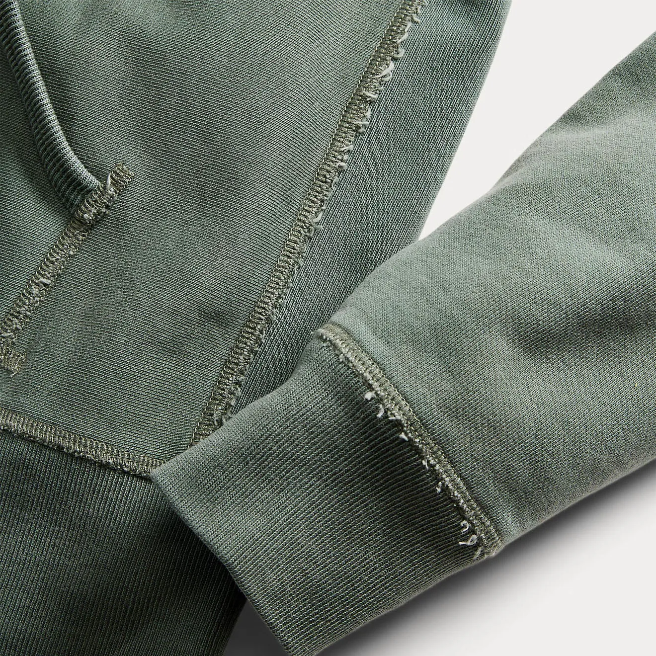 Clothing Rrl By Ralph Lauren Men RRL by Ralph Lauren Garment-Dyed Fleece Hoodie Collegiate Green