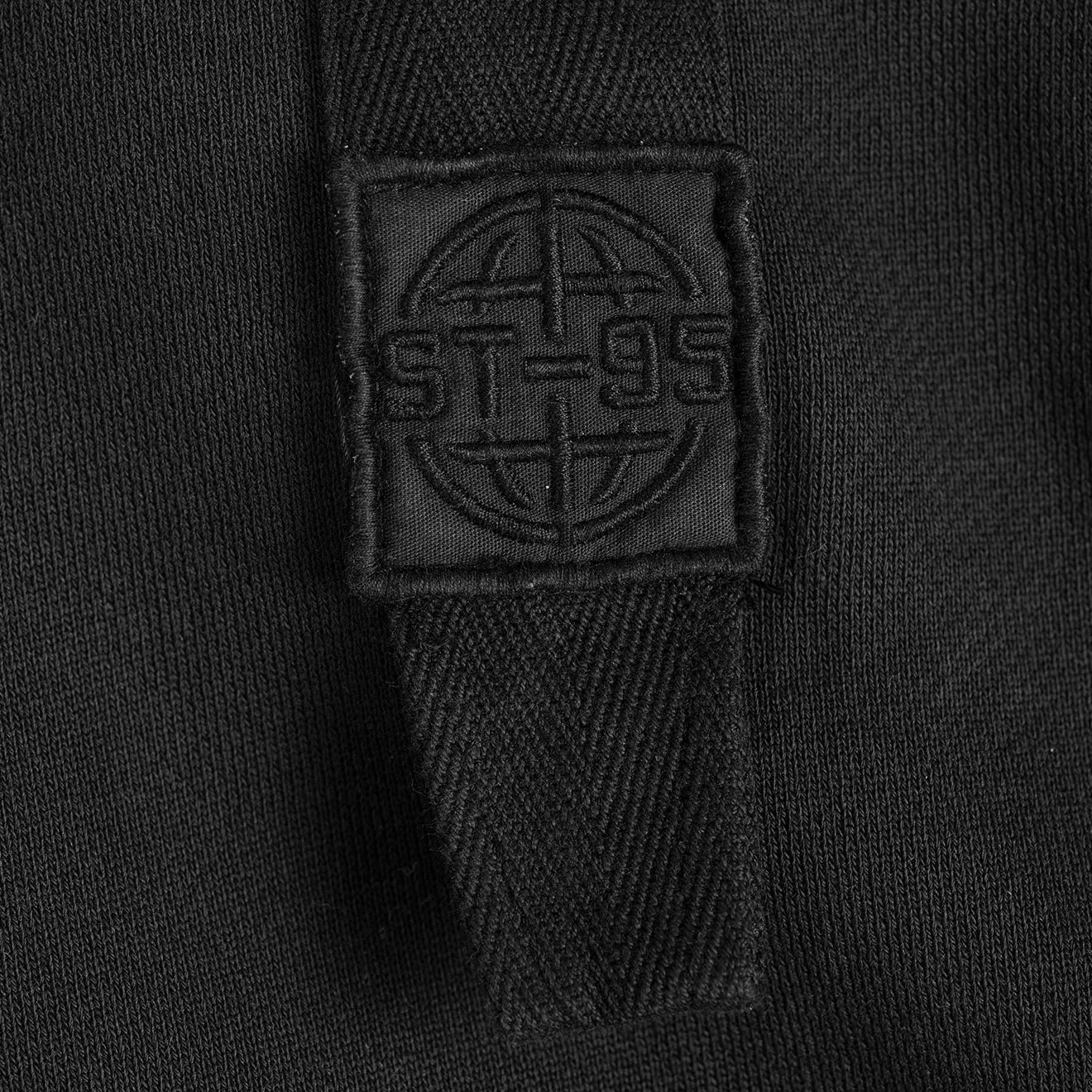 Clothing St95 Men ST95 Sole Nucleo Oversized Hoodie Black