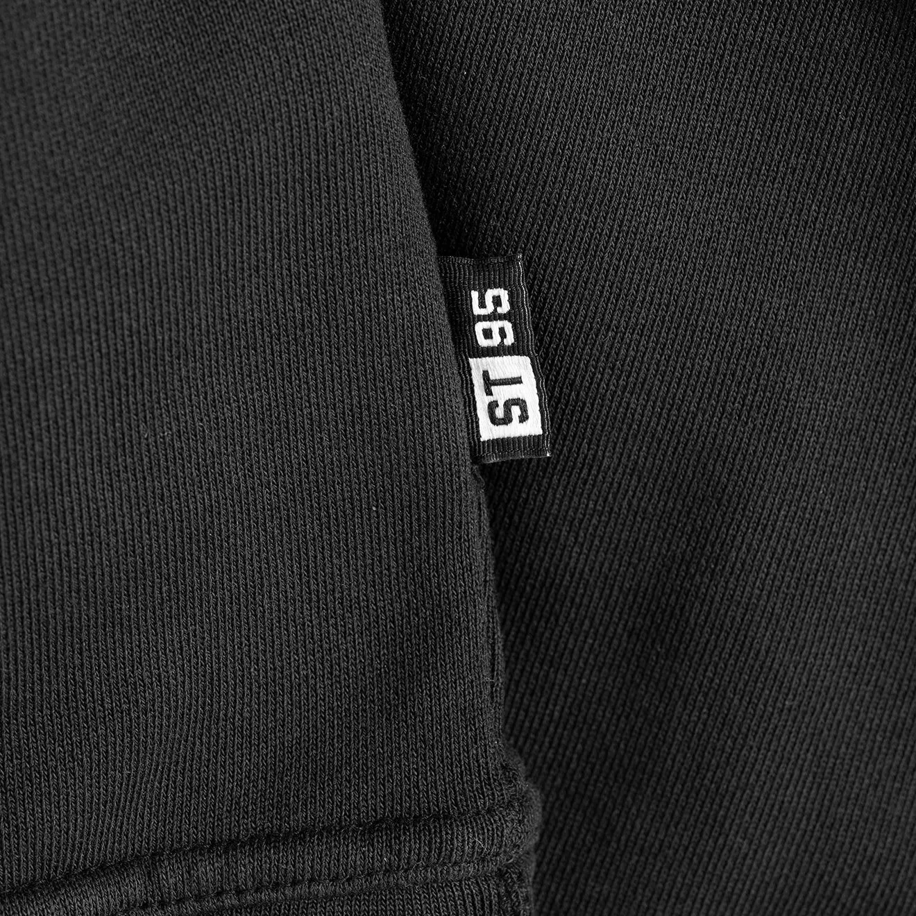 Clothing St95 Men ST95 Sole Nucleo Oversized Hoodie Black