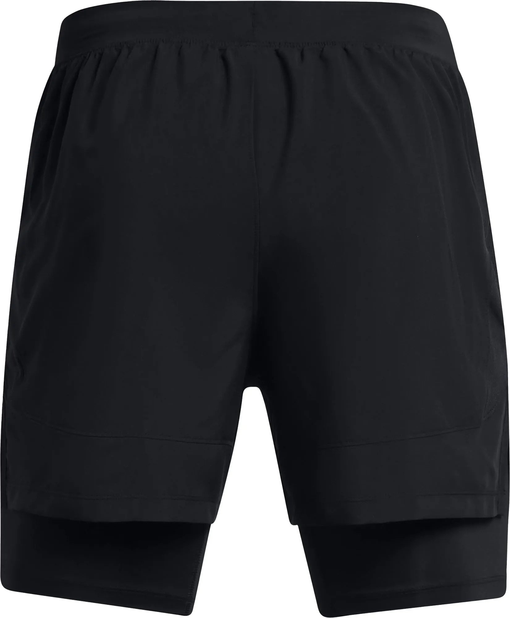 Clothing Under Armour  Men Under Armour Launch 2 In 1 Mens Running Shorts - Black