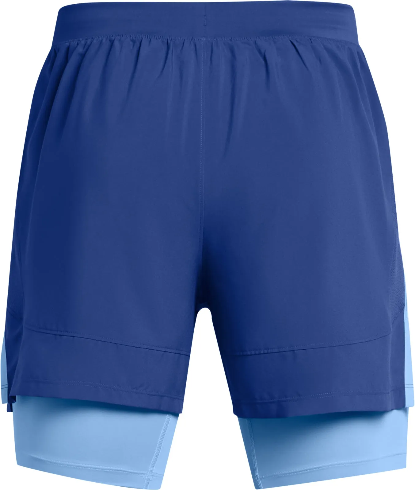 Clothing Under Armour  Men Under Armour Launch 2 In 1 Mens Running Shorts - Blue