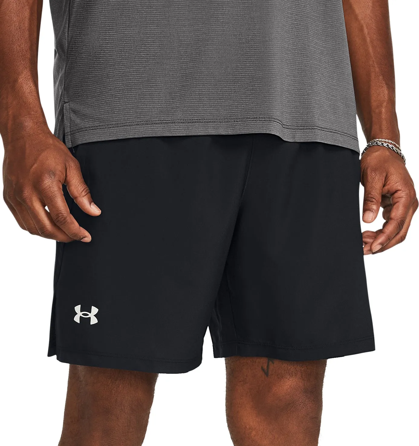 Clothing Under Armour  Men Under Armour Launch 7 Inch Mens Running Shorts - Black
