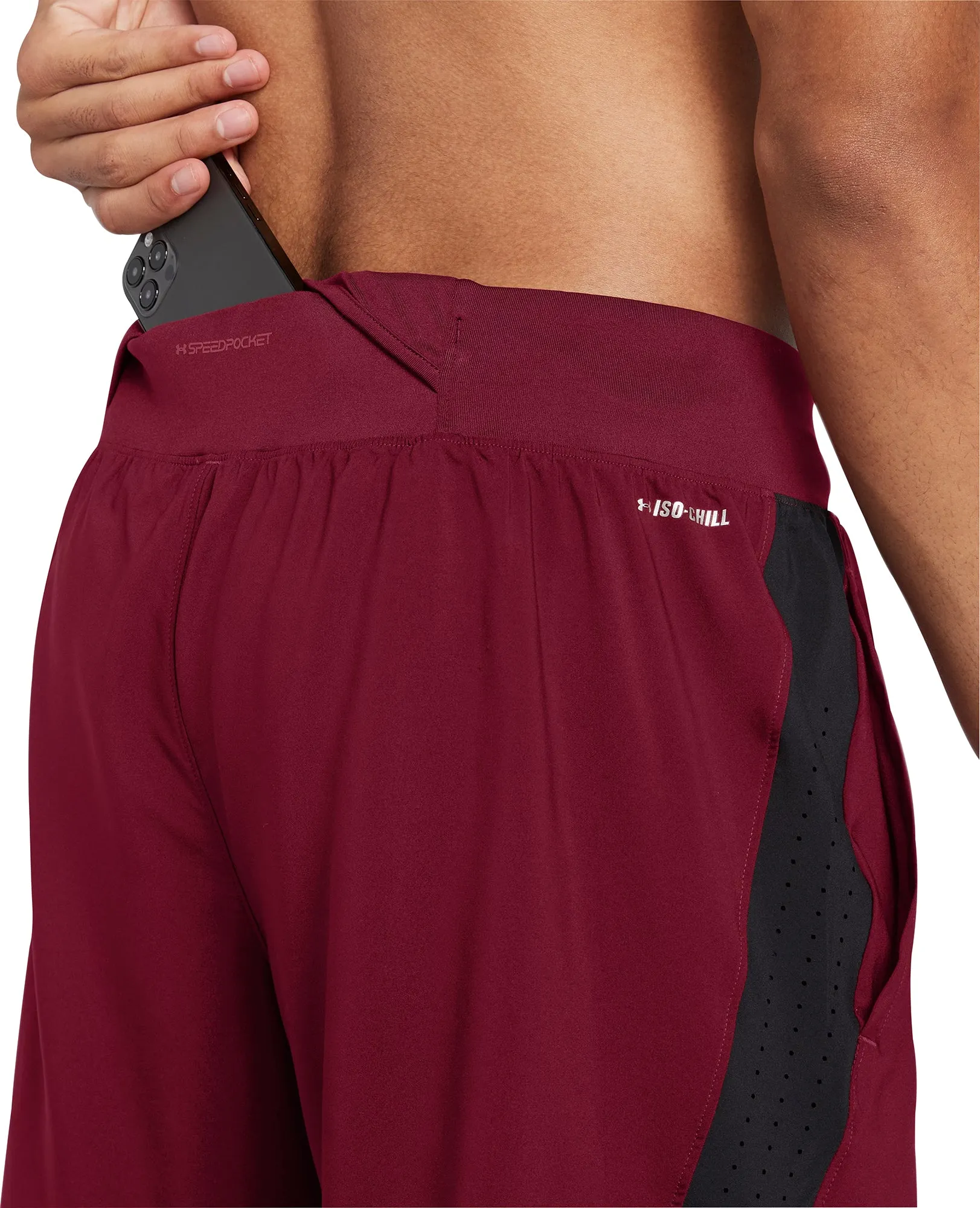 Clothing Under Armour  Men Under Armour Launch Elite 2 In 1 Mens Running Shorts - Red