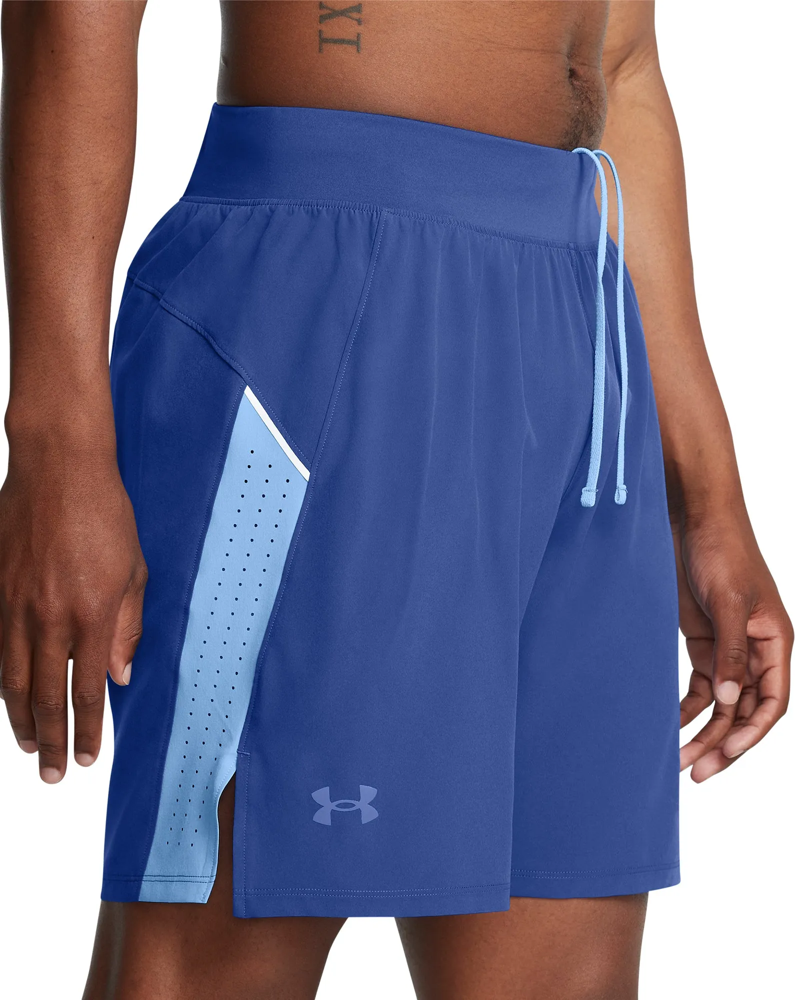 Clothing Under Armour  Men Under Armour Launch Elite 7 Inch Mens Running Shorts - Blue