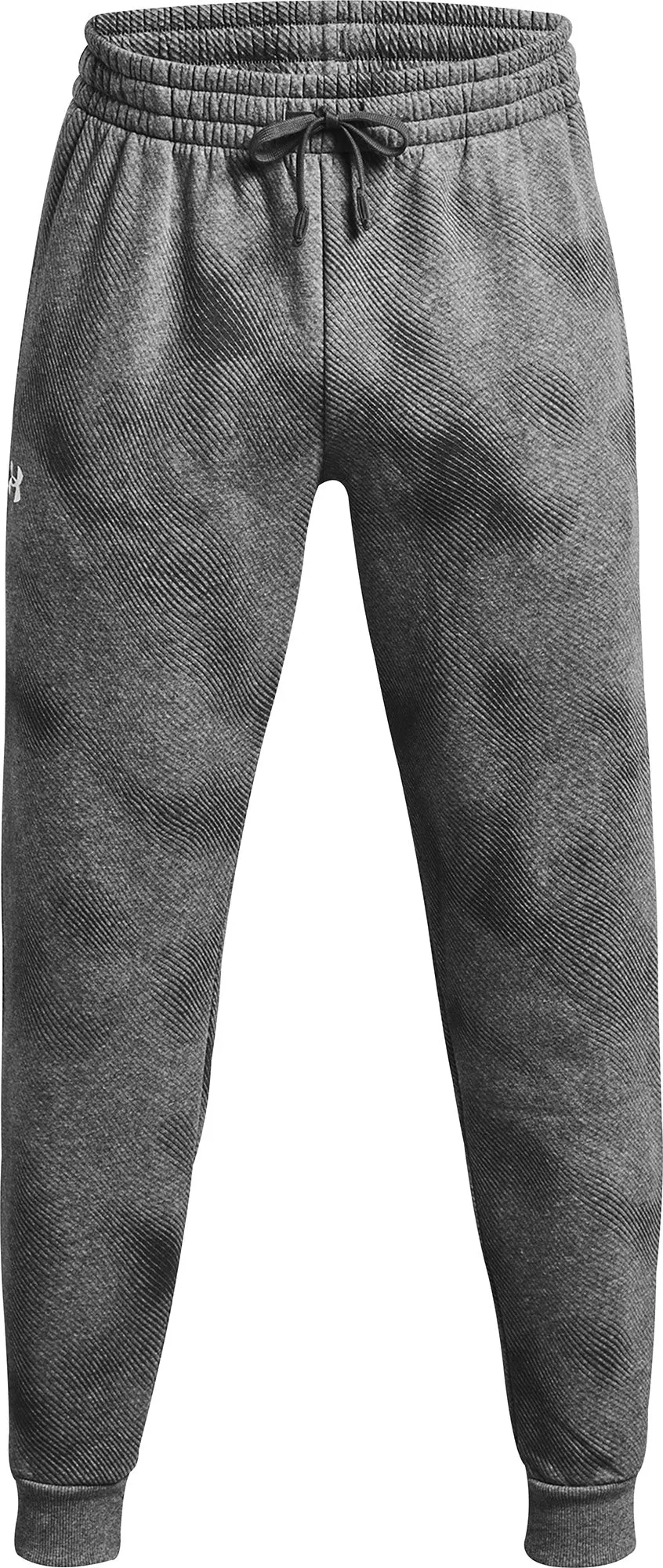 Clothing Under Armour  Men Under Armour Rival Fleece Printed Mens Training Joggers - Grey