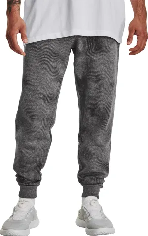 Clothing Under Armour  Men Under Armour Rival Fleece Printed Mens Training Joggers - Grey