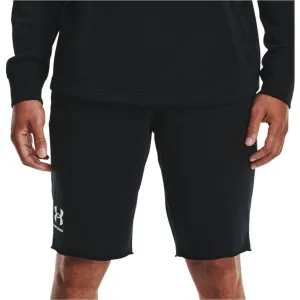 Clothing Under Armour  Men Under Armour Rival Terry Mens Training Shorts - Black