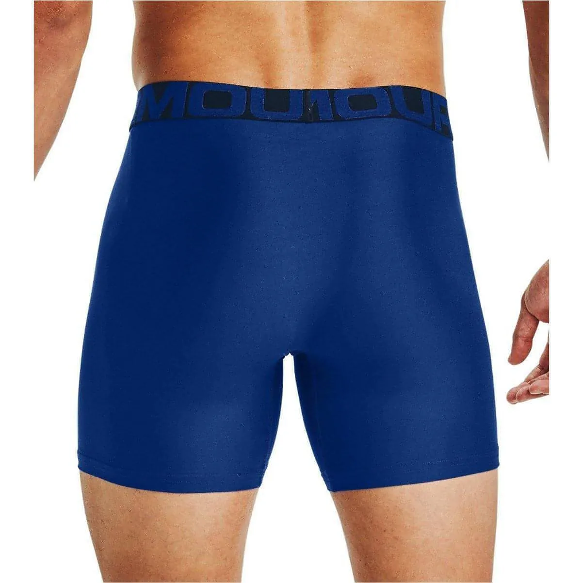 Clothing Under Armour  Men Under Armour Tech 6 Inch (2 Pack) Mens Boxer Jock - Blue