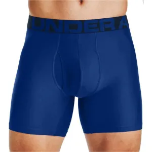 Clothing Under Armour  Men Under Armour Tech 6 Inch (2 Pack) Mens Boxer Jock - Blue
