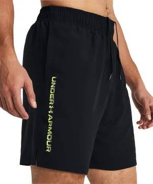 Clothing Under Armour  Men Under Armour Tech Woven Wordmark Mens Training Shorts - Black