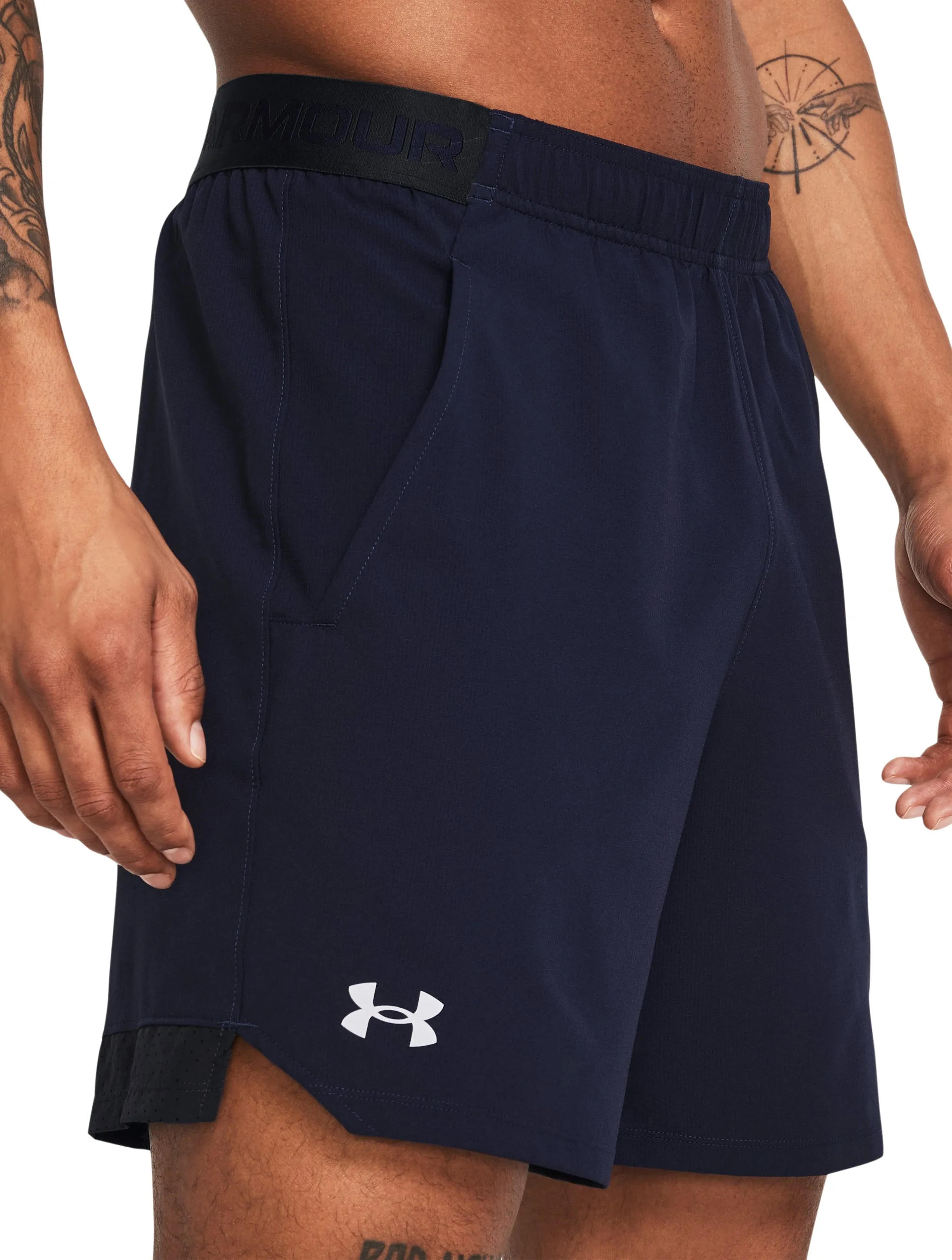 Clothing Under Armour  Men Under Armour Vanish Woven 6 Inch Mens Training Shorts - Navy