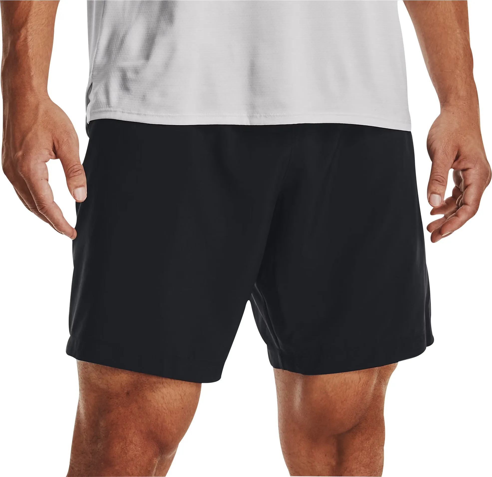 Clothing Under Armour  Men Under Armour Woven Graphic Mens Running Shorts - Black